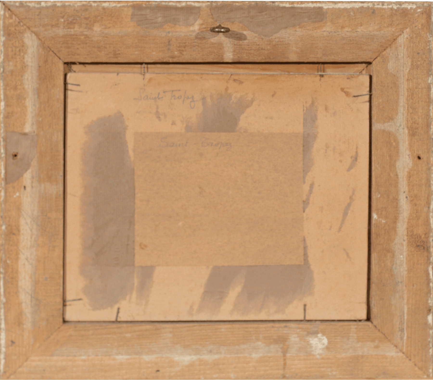 Painting From 20th Century Representing Saint Tropez. - Retouch Fine Art