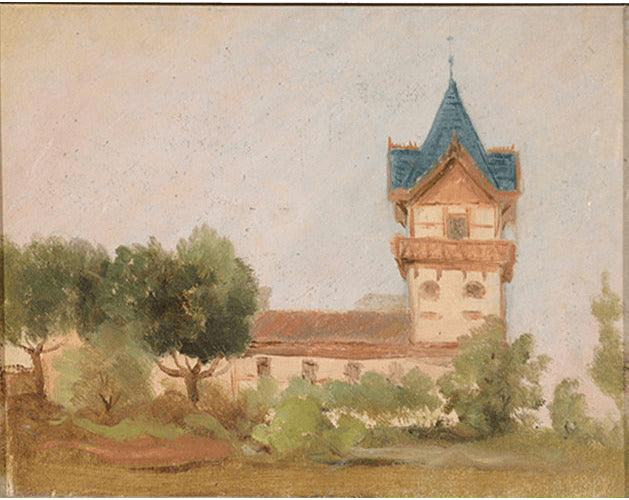 Landscape Oil Painting From Early 20th Century - Retouch Fine Art