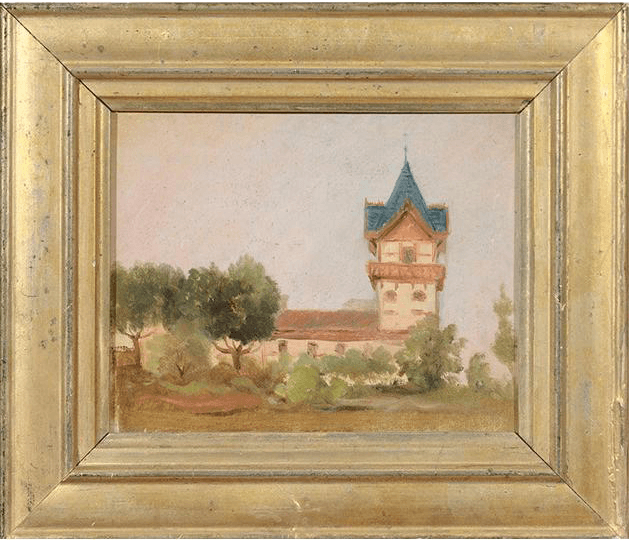 Landscape Oil Painting From Early 20th Century - Retouch Fine Art